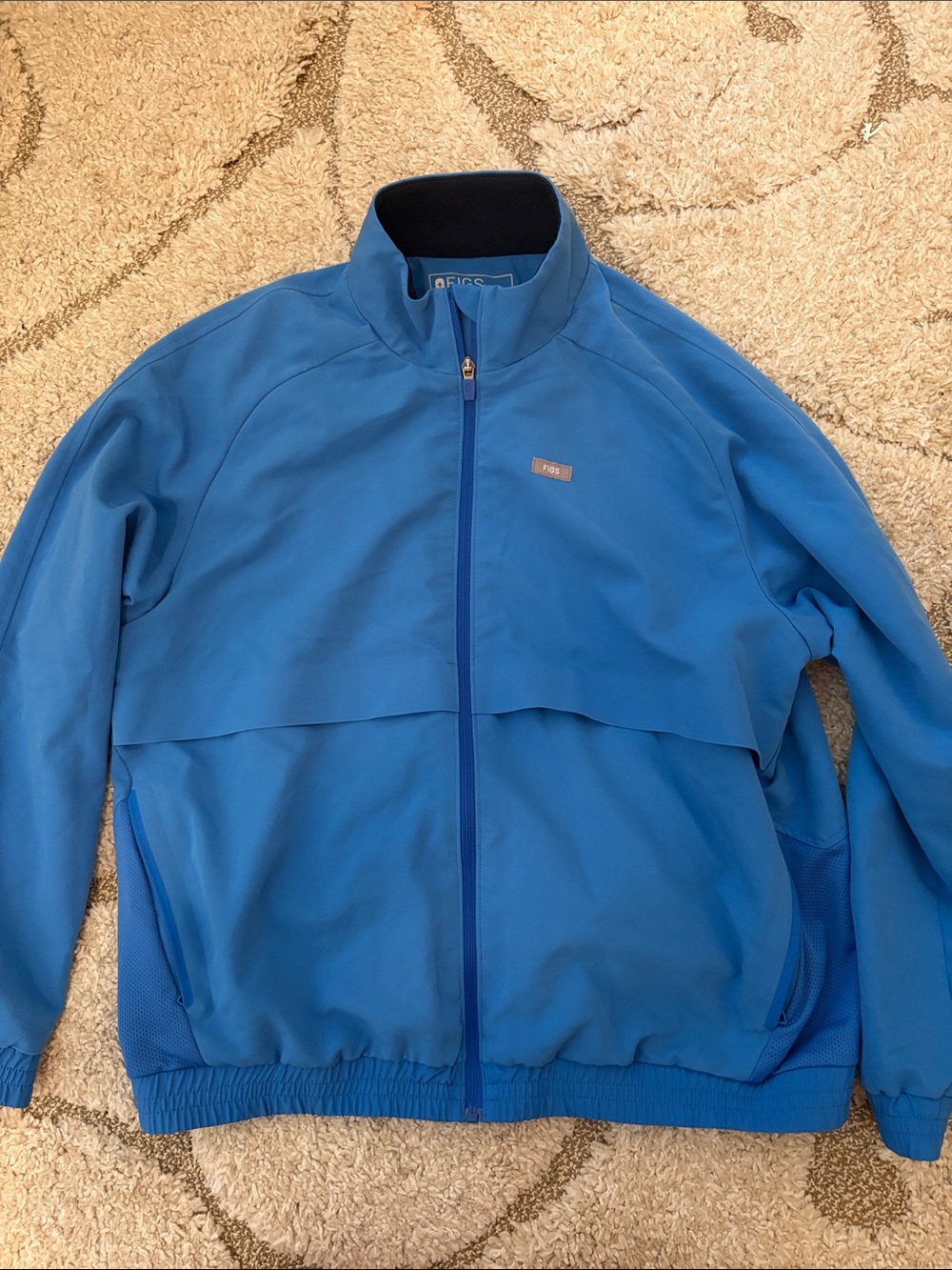 Figs Women's Blue Full-Zip Sydney Jacket